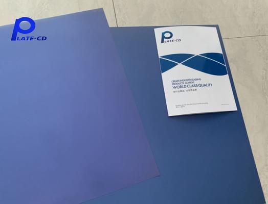 Positieve CTCP-drukplaten met laserenergie 120-140mJ/cm2 en blootstellingsenergie 50-85mJ/cm2 voor 60000-80000 afdrukken