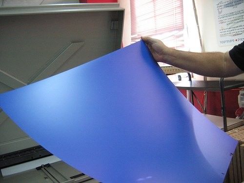 0.3 mm dik CTP thermische plaat Blauw Aluminium drukplaten voor kleurenprinten