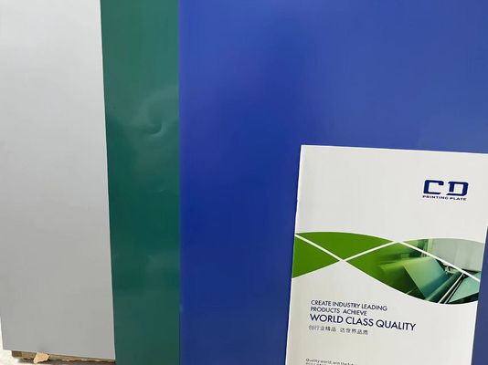 Milieuvriendelijke procesloze CTP-plaat met 0,15 mm-0,30 mm en 130-150 mJ/m² energiezuinige belichting voor duurzaam printen