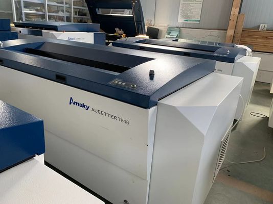 400*350 Minimum Output Thermal CTP Machine 1130*930 Maximum Output 1000KG Hostgewicht voor nauwkeurig afdrukken