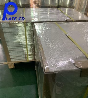 Gewone inkt 350000 afdrukken ongebakken CTP-plaat voor het dubbellaagcoatingproces
