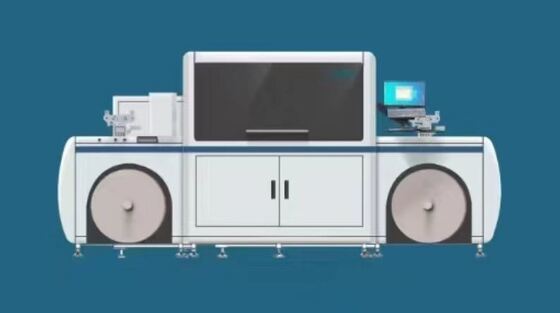 Maximale afdruksnelheid 600/1200 dpi 100 m/min digitale drukpers met watergebaseerde pigmentinkt en visuele bedieningsinterface voor verbeterde afdruk