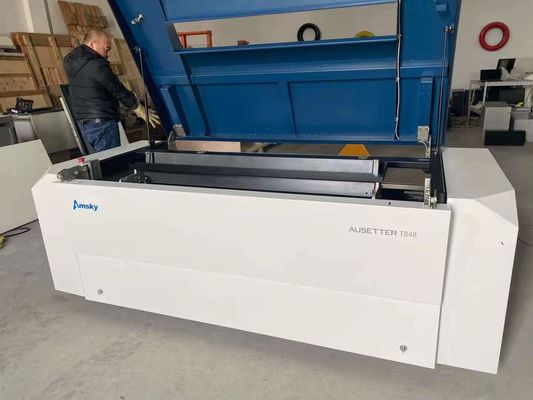 Groot Formaat 0,15-0,28 mm gebruikte CTP-platenmaakmachine 830nm Hoge Snelheid