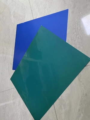 0.15mm Aluminium CTCP Printplaat Aanpasbare Groene En Blauwe Coating