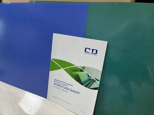Enkele laag positieve PS-drukplaat met 80-100 MJ/cm² beeldvormingsenergie en 220 °C plaatbakken voor offsetdruk